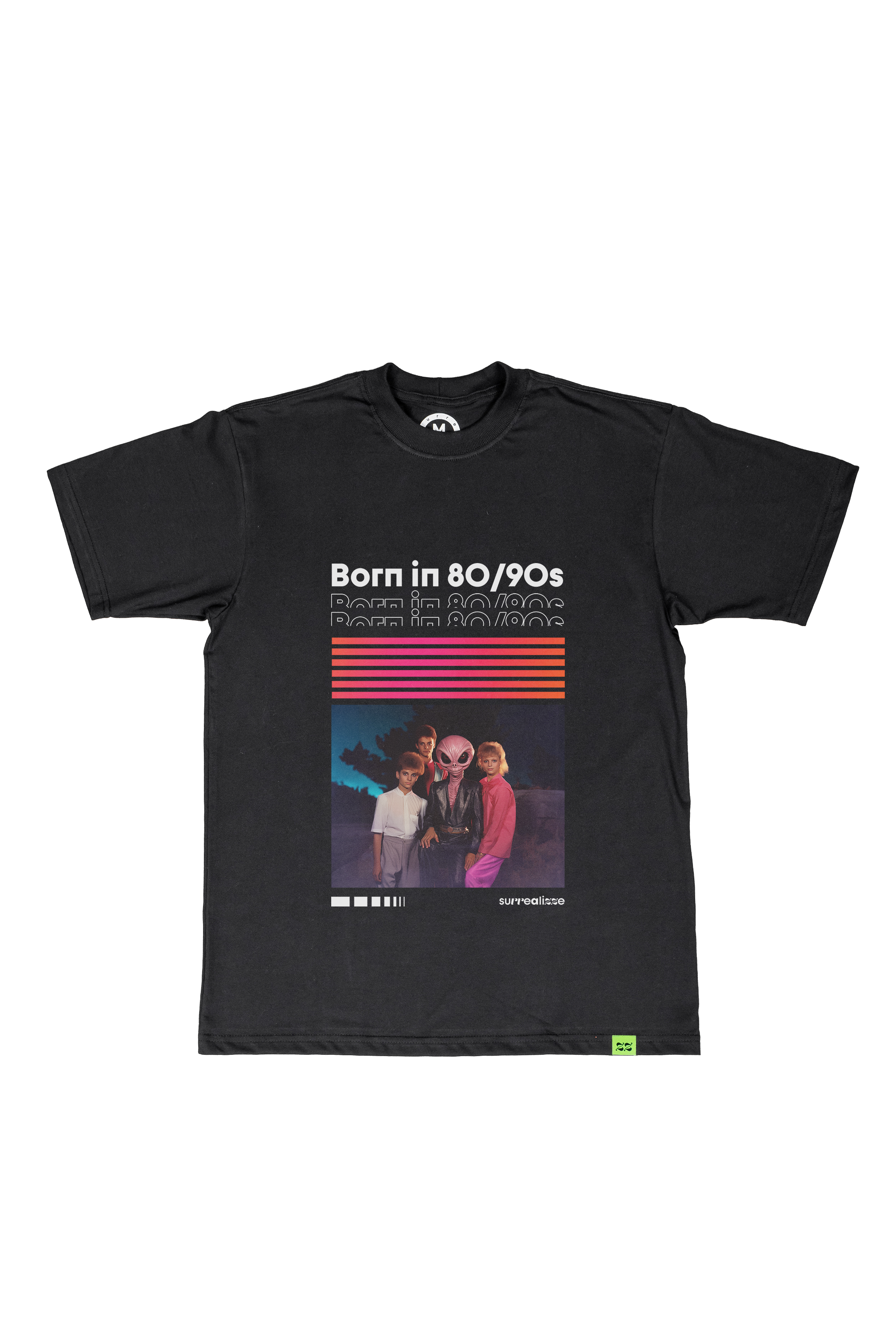 Camiseta Born in 80-90s