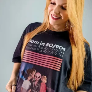 Camiseta Born in 80-90s