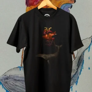 Camiseta Coração e a Baleia - Rafa Romão